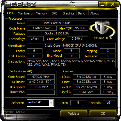 【全部無料】おしゃれでカッコいいＰＣパーツ確認ソフト８選！【CPU-Z】